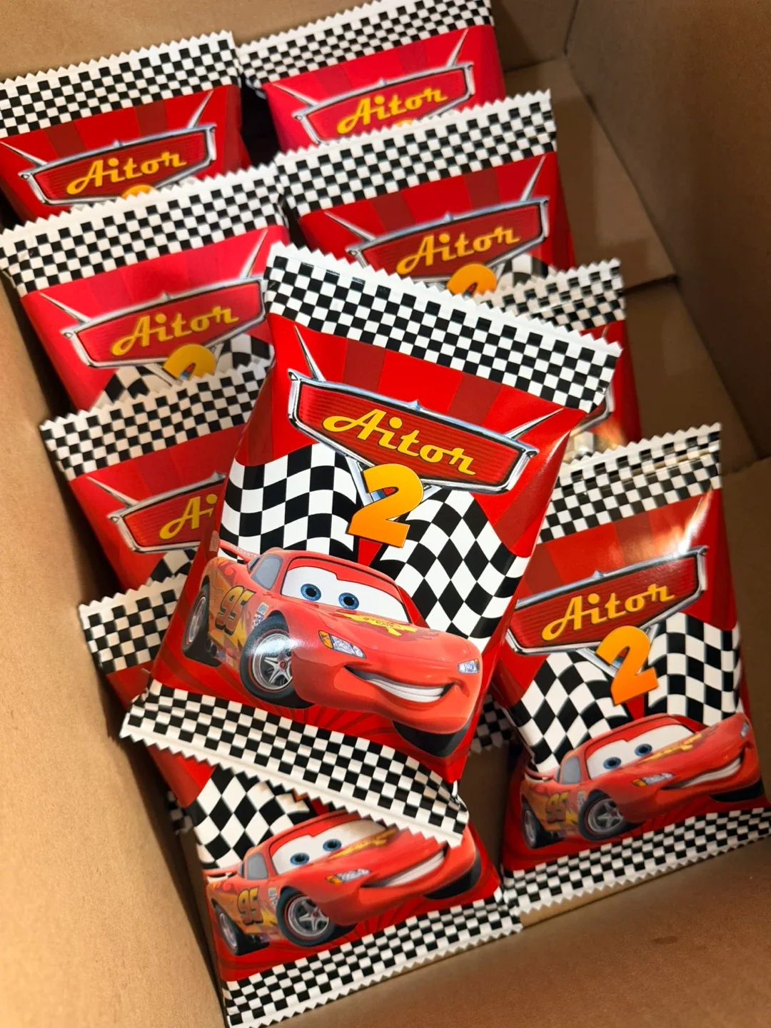Custom Cars McQueen Chipbags (Chip Bags / Treat Bags) thumbnail