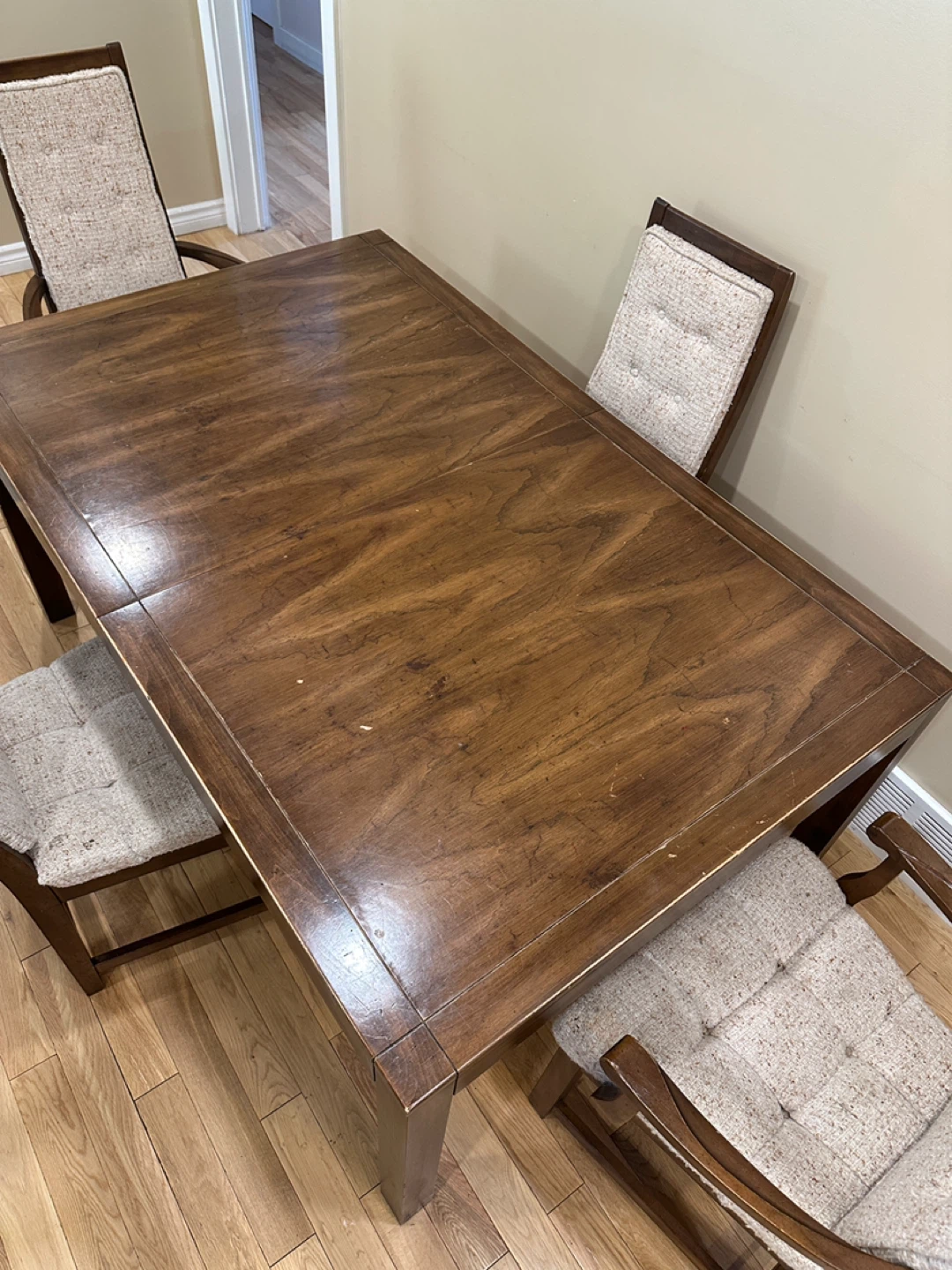 Mid-Century Modern Solid Wood Dining Set (CAN DELIVER) - photo 2