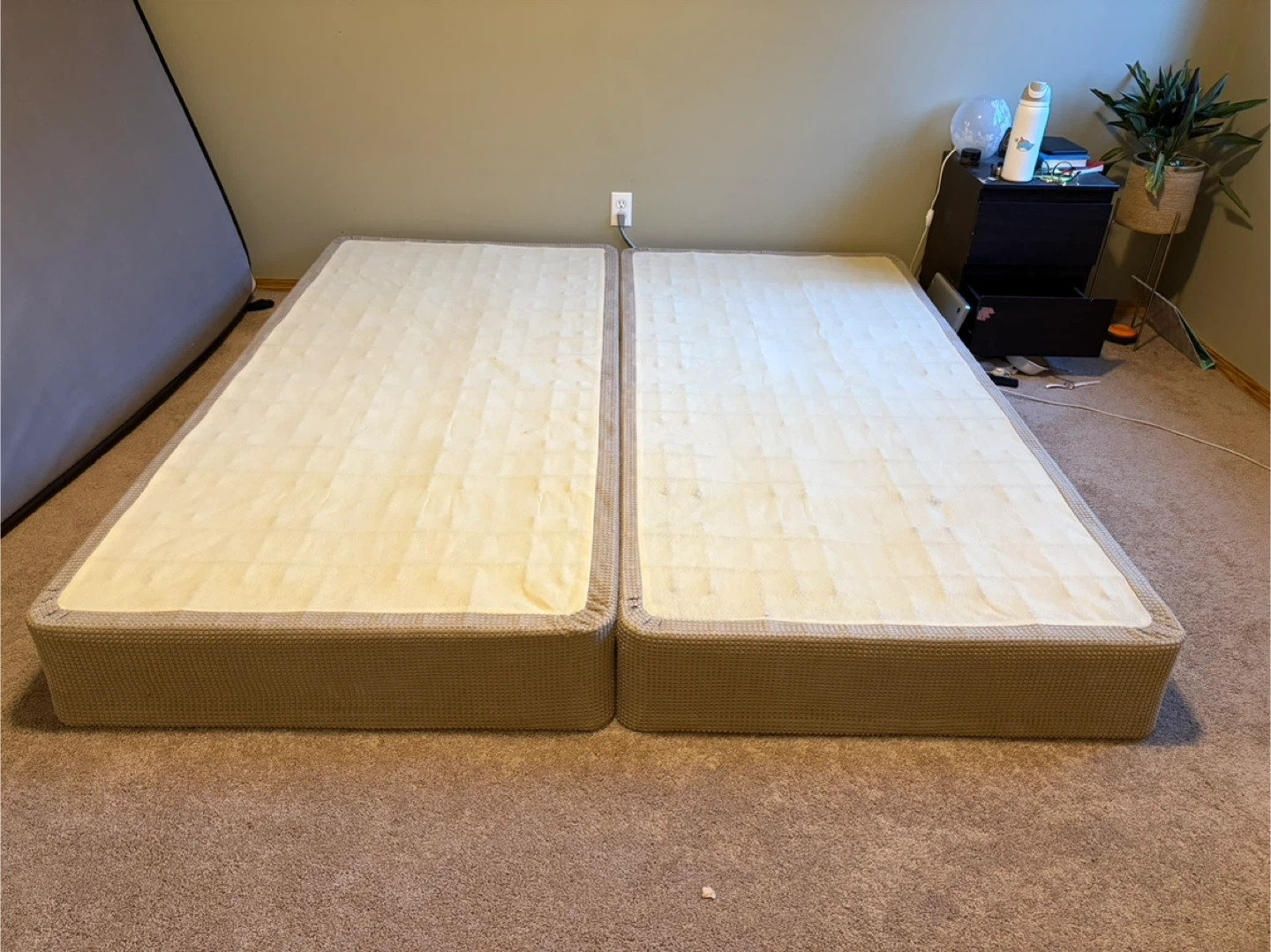 Split Box Spring Bed Frame