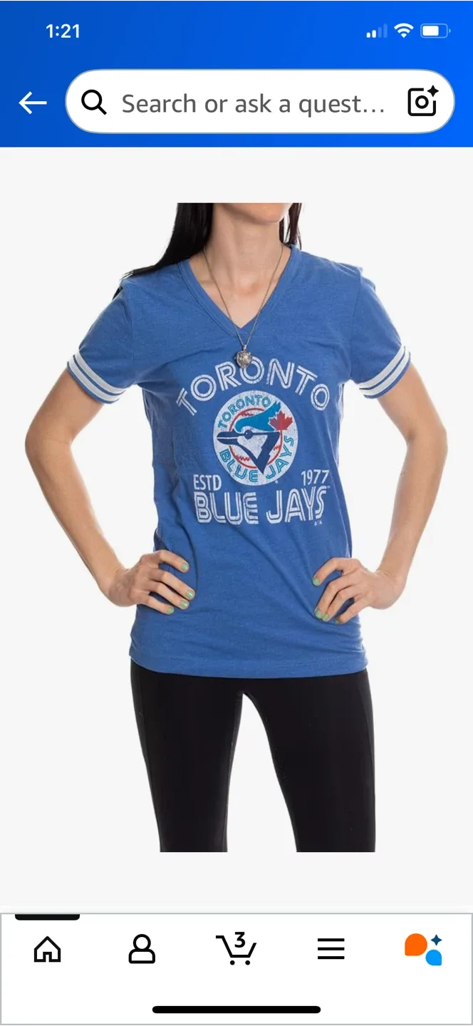 Cooperstown Collection Toronto Blue Jays T-Shirt - L thumbnail