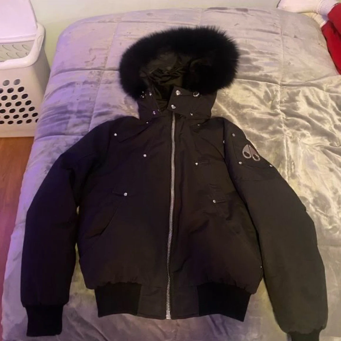 Moose Knuckles Bomber Jacket - Black image indicator(2)