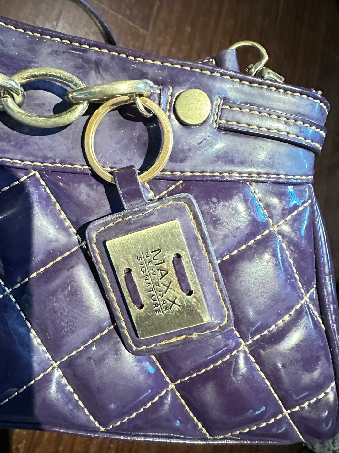 Maxx New York Signature Purple Handbag - photo 2