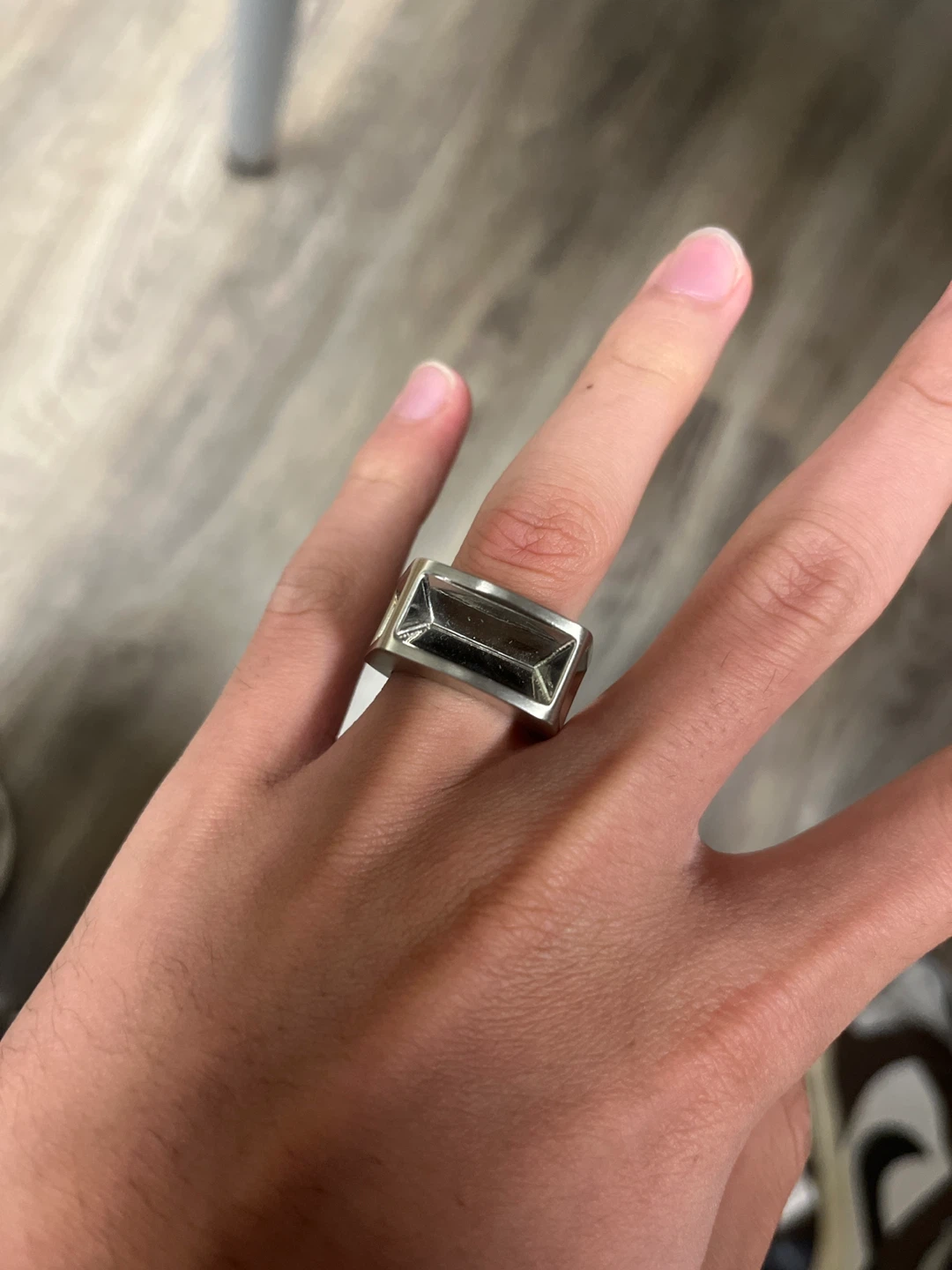 Rick Owens Imploded Ring - Silver-Tone Brass