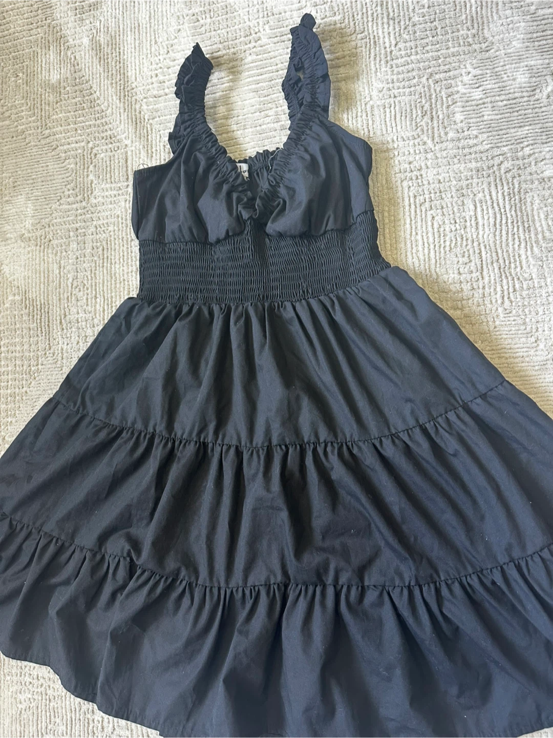 Black Sleeveless Tiered Dress - photo 2