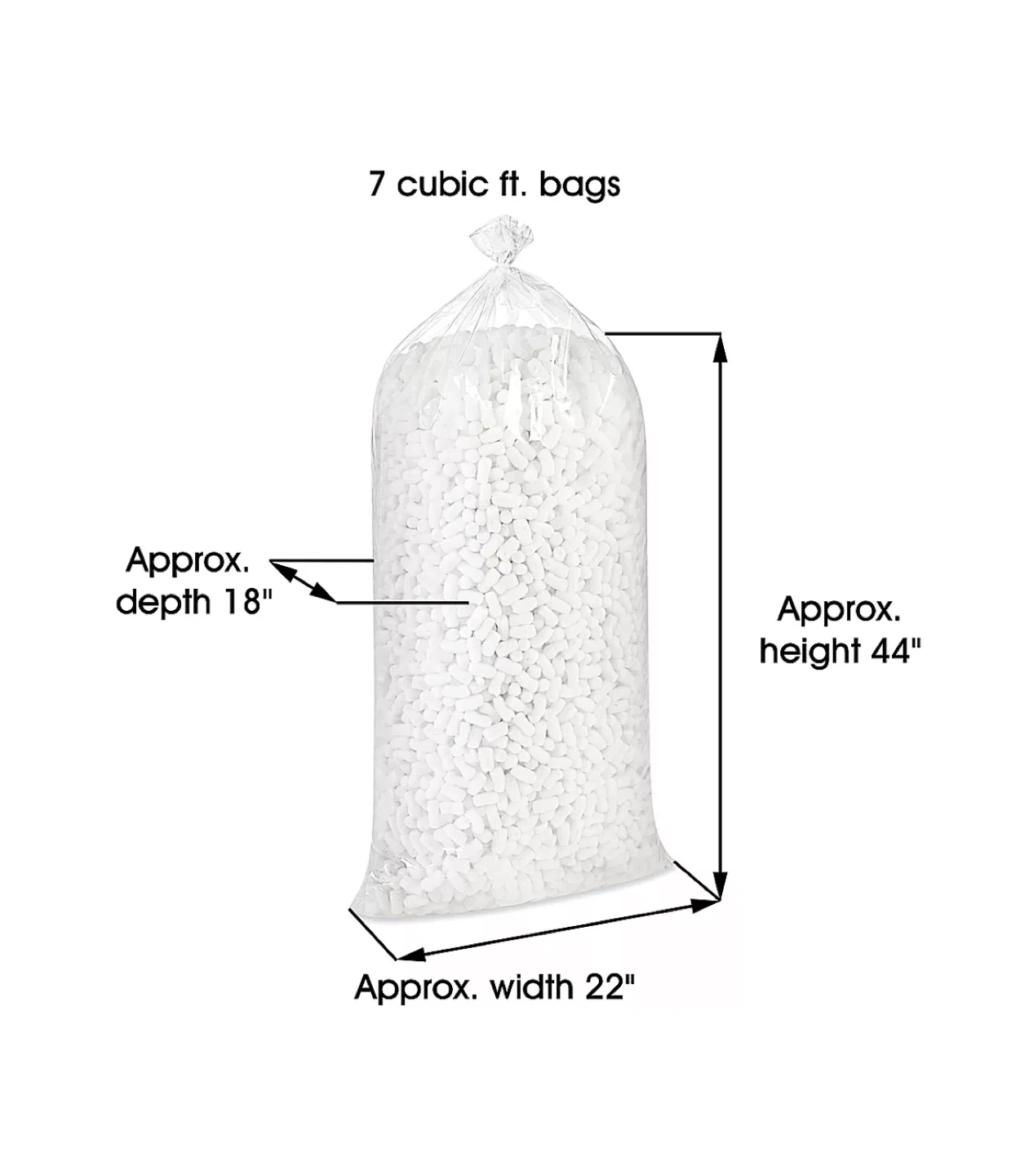 Uline UPSable Peanuts - Starch, 7 Cu. Ft. Bag - photo 2