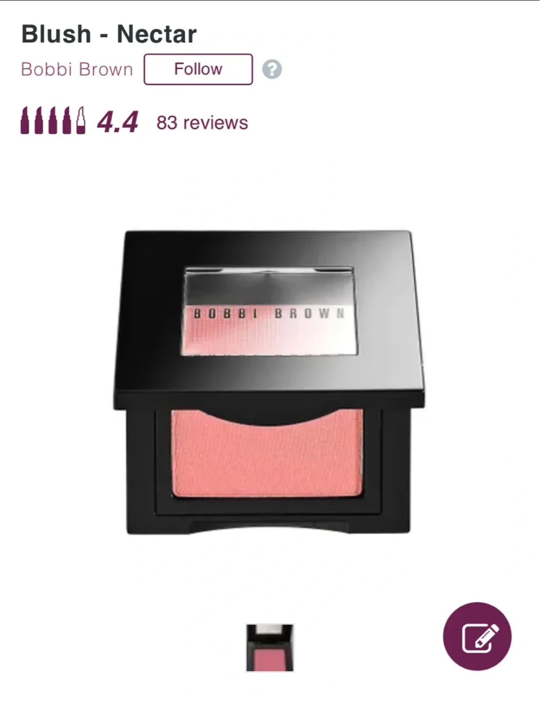 Bobbi Brown Blush - Nectar image indicator(2)