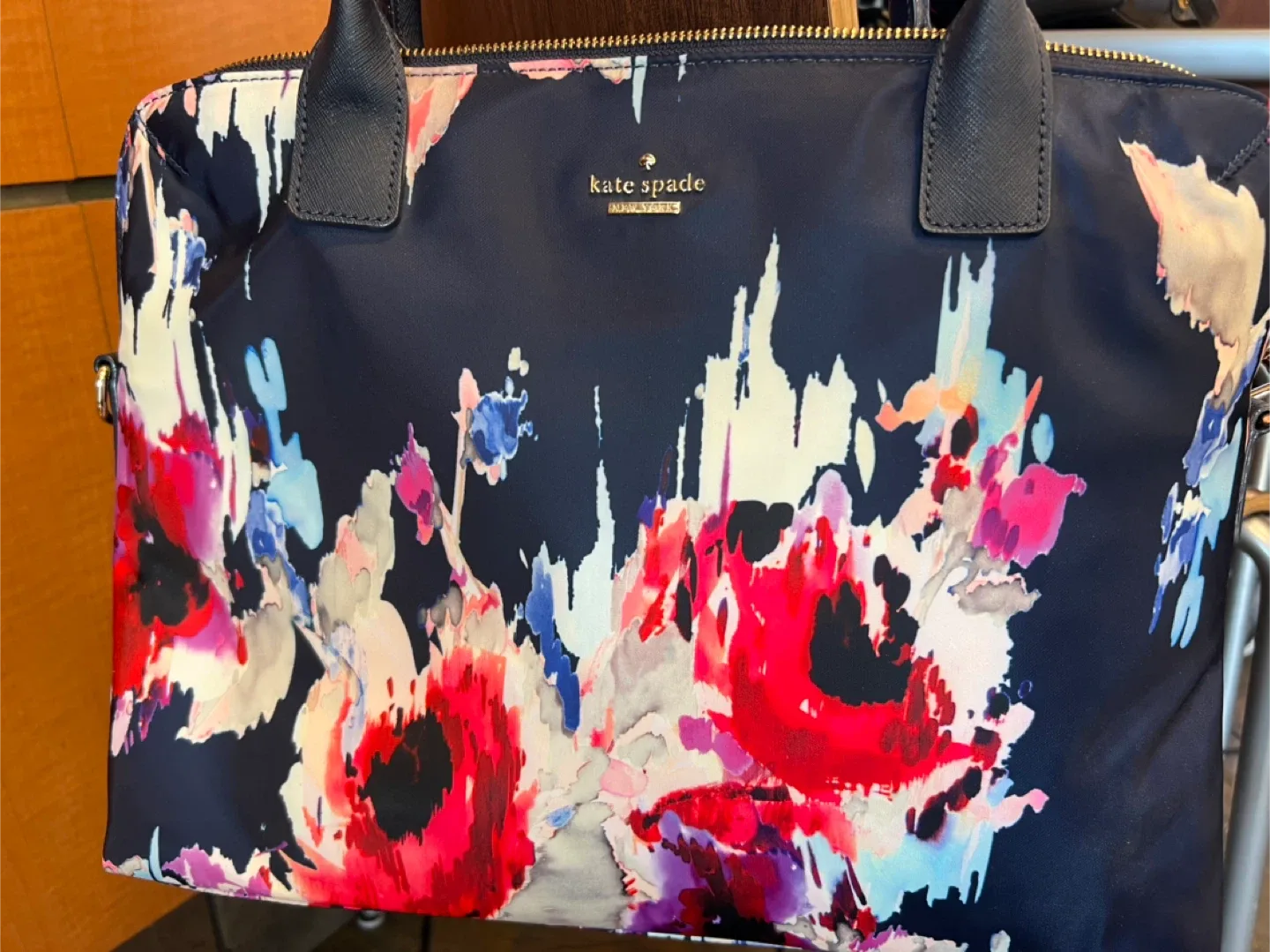 Kate Spade Floral Tote Bag thumbnail