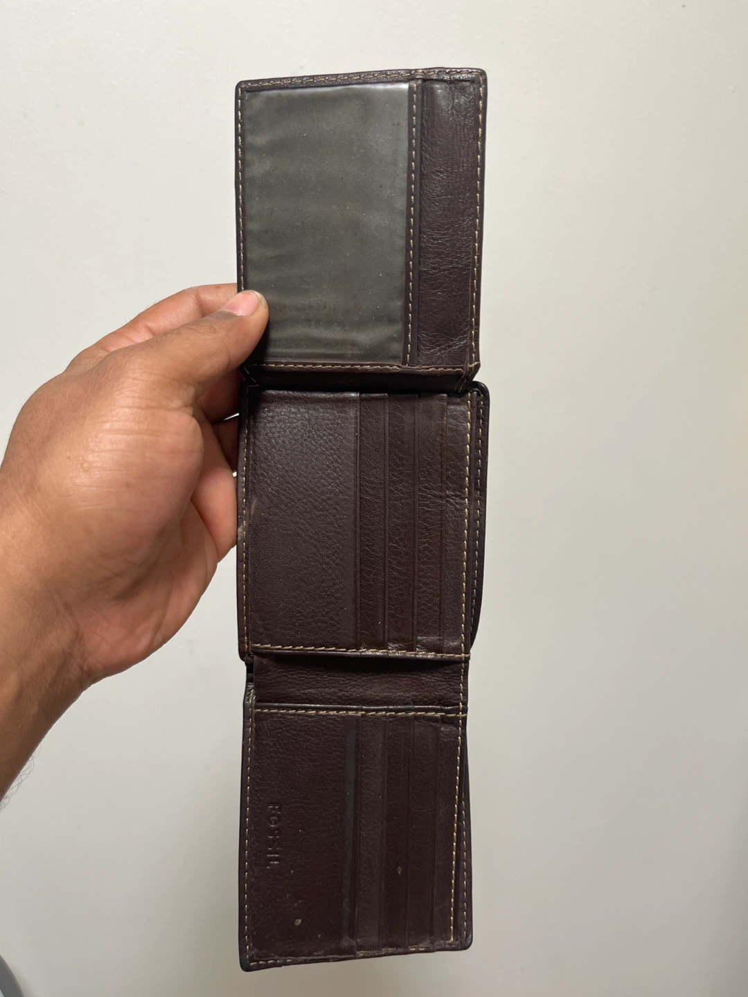 Fossil Brown Leather Wallet - photo 3