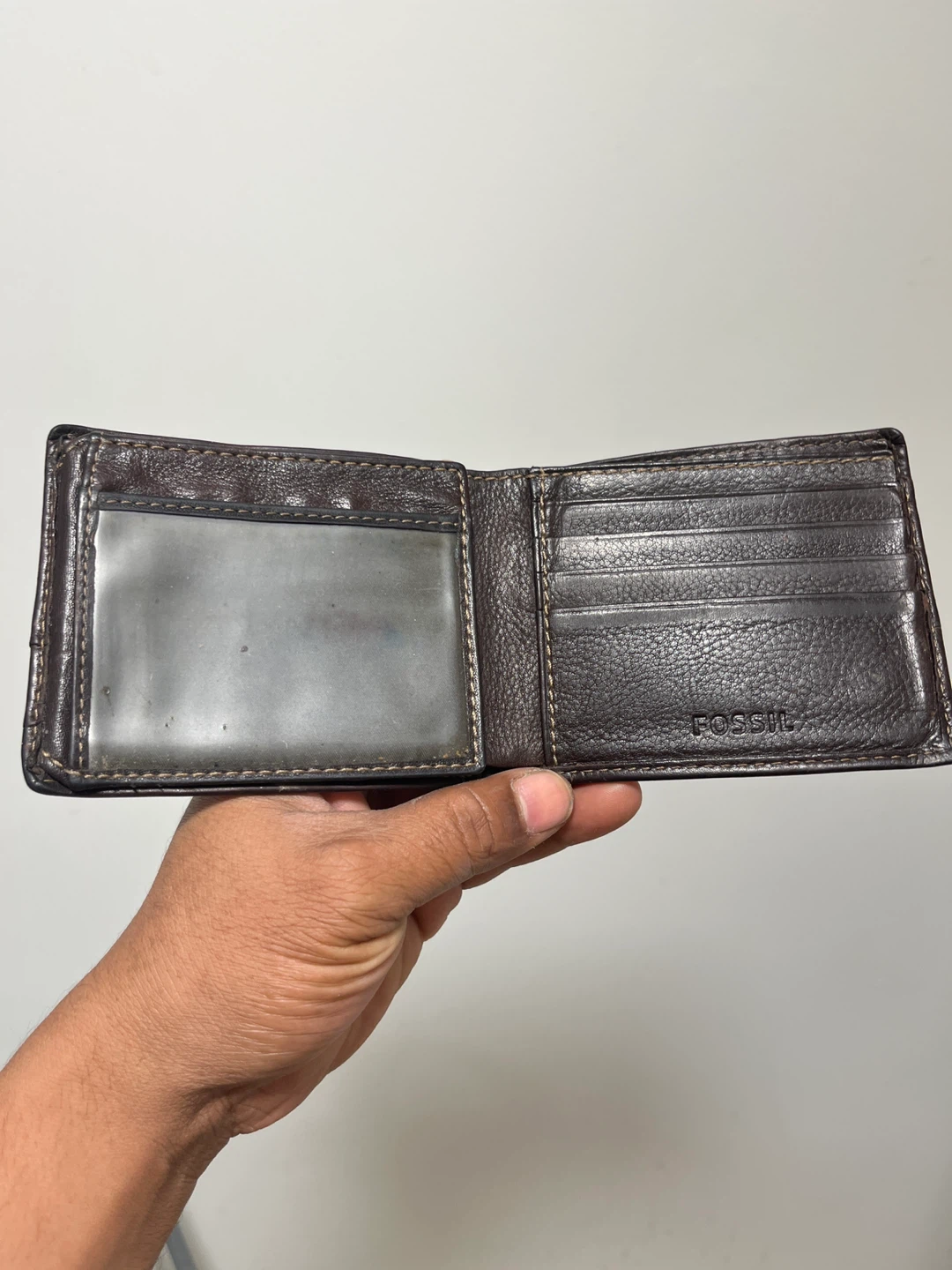 Fossil Brown Leather Wallet - photo 2