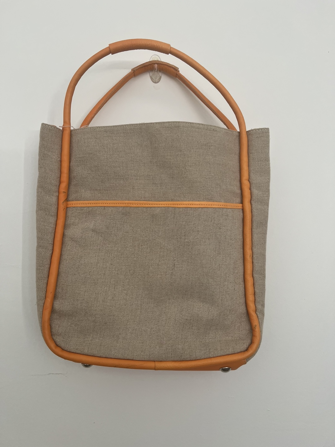 Rare Roots Leather and Canvas Tote Bag