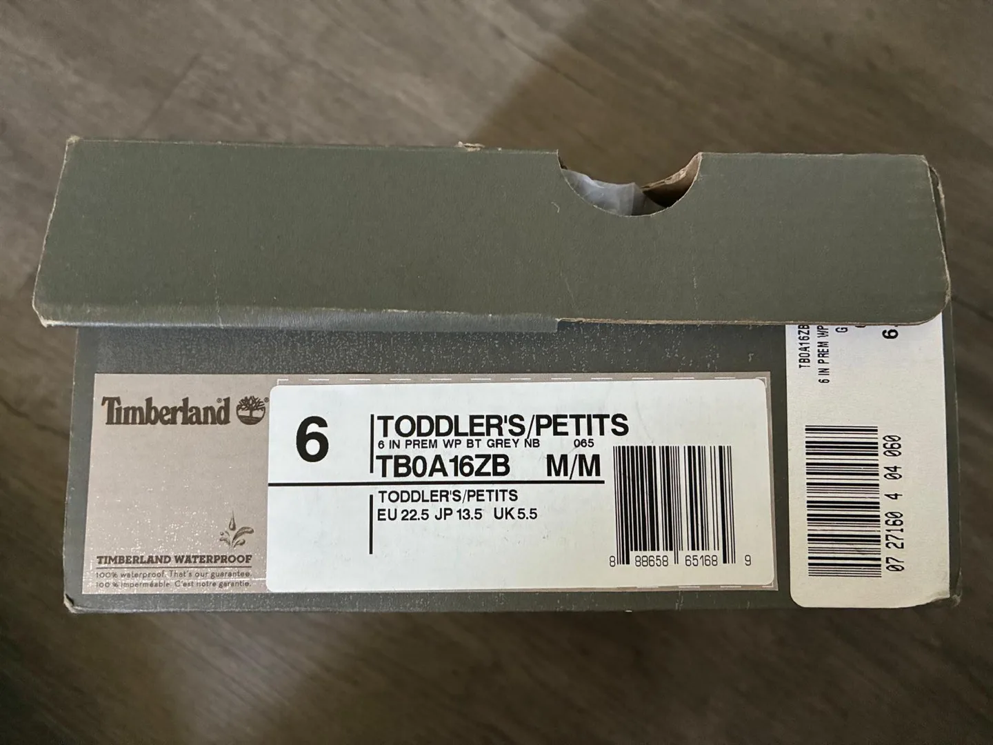 Timberland 6-Inch Premium Waterproof Boots - Toddler Size 6 image indicator(3)