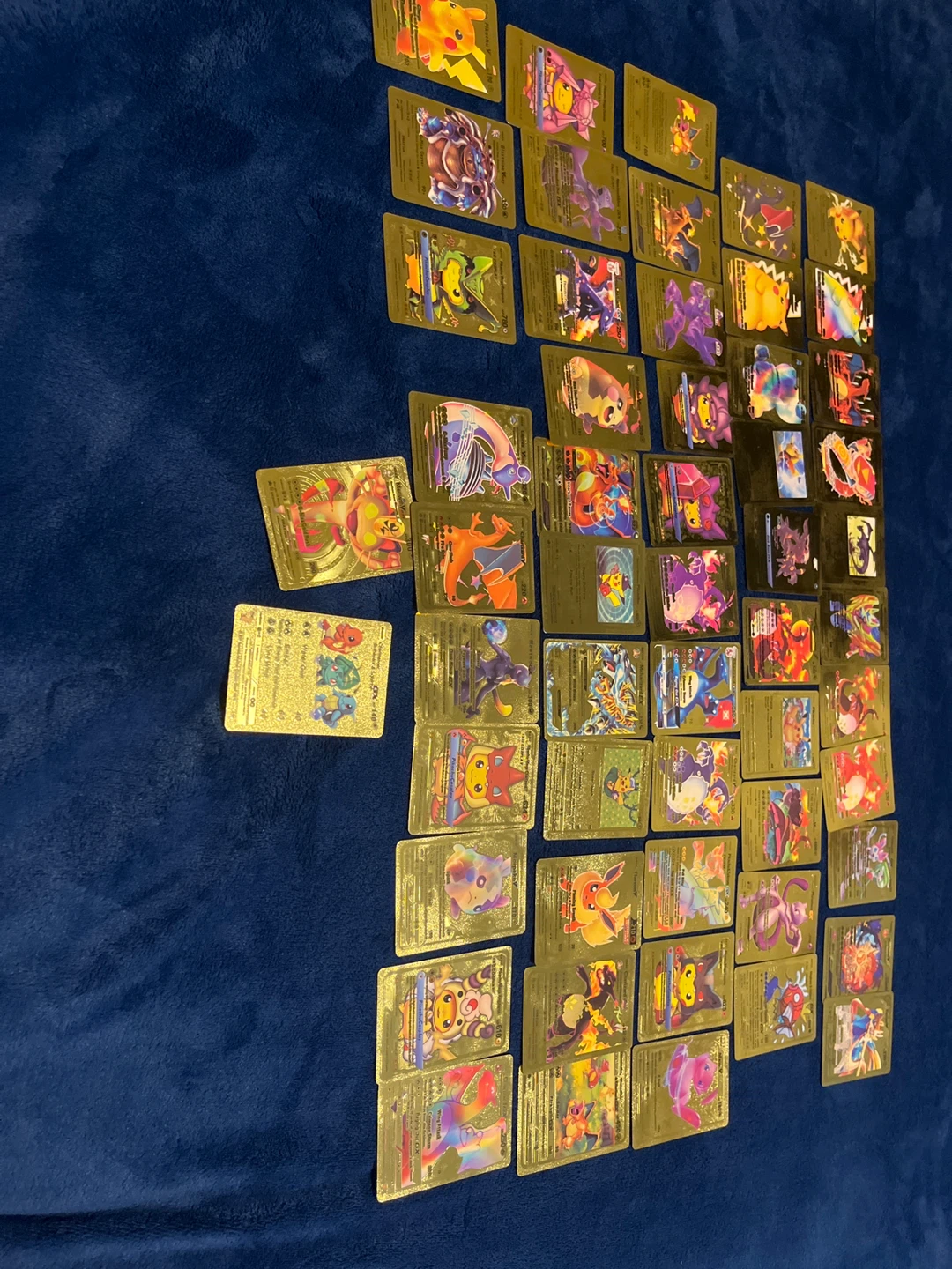 Pokemon Gold Metal Cards read description - Lot of 50+ - photo 2