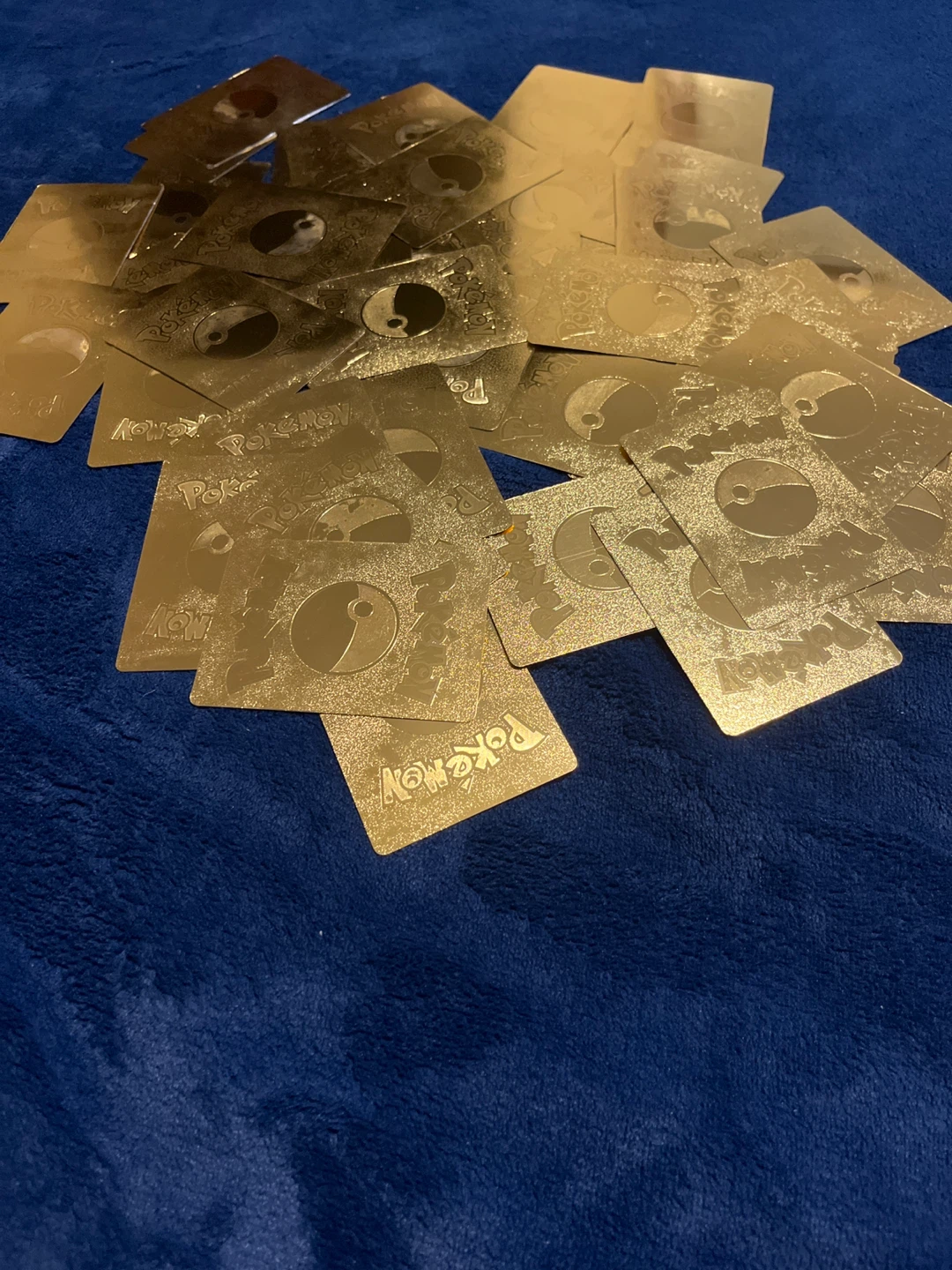Pokemon Gold Metal Cards read description - Lot of 50+ - photo 3