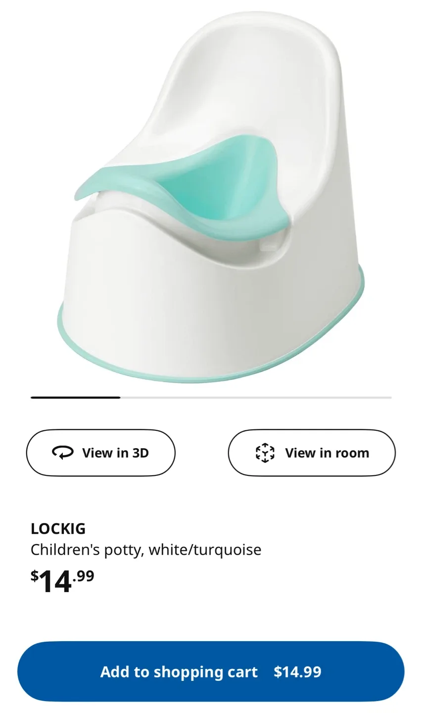Brand new Ikea LOCKIG Children's Potty image indicator(4)