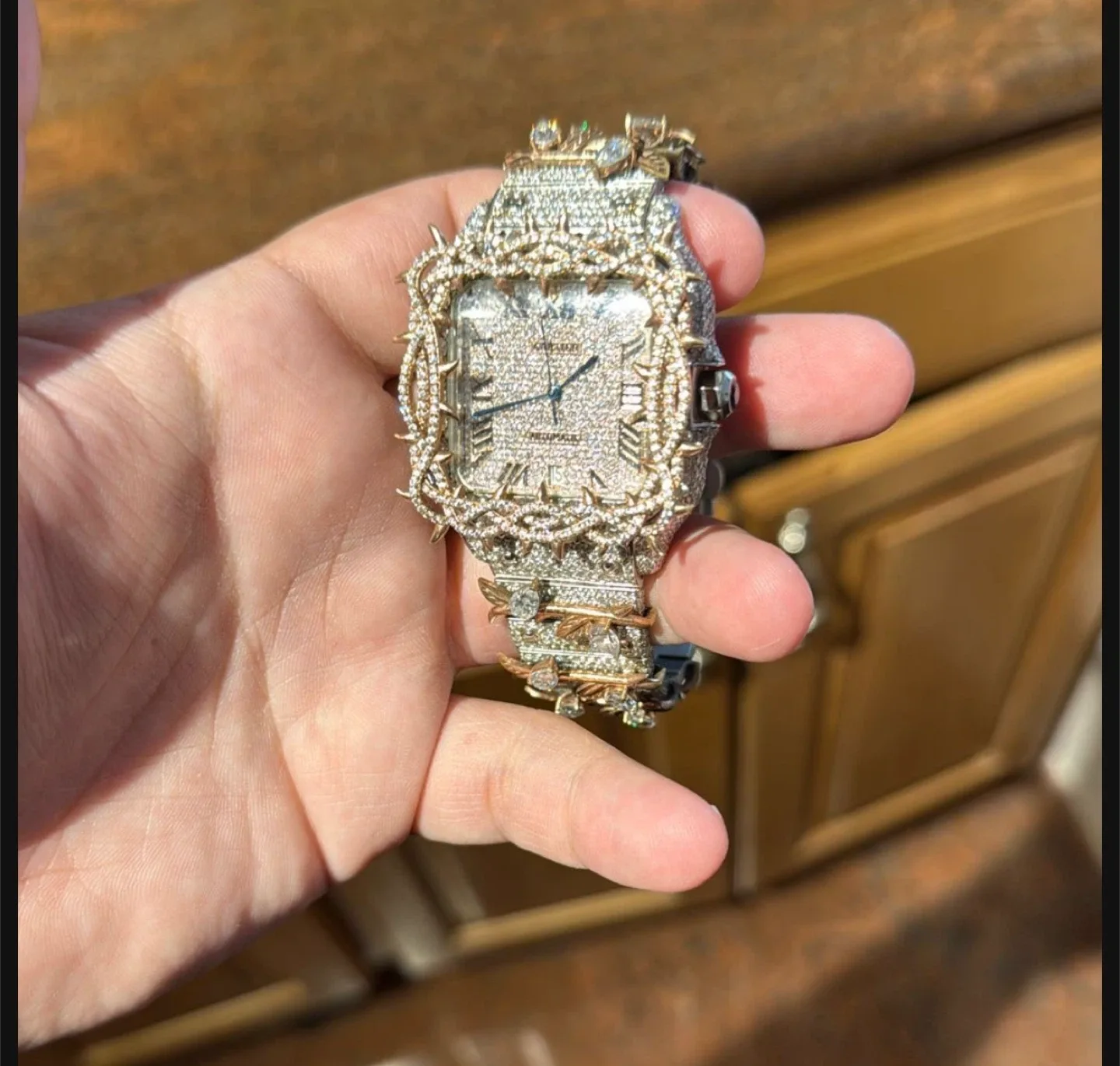 Cartier Santos Diamond Watch thumbnail