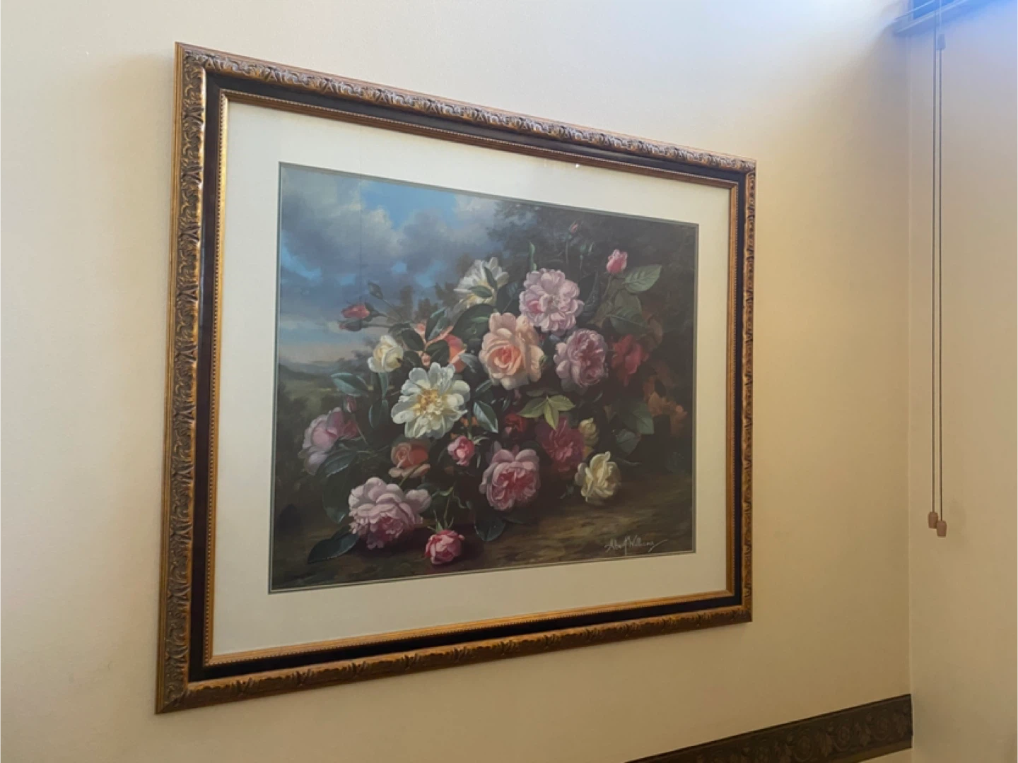 Framed Floral Painting by Albert Williams - photo 2