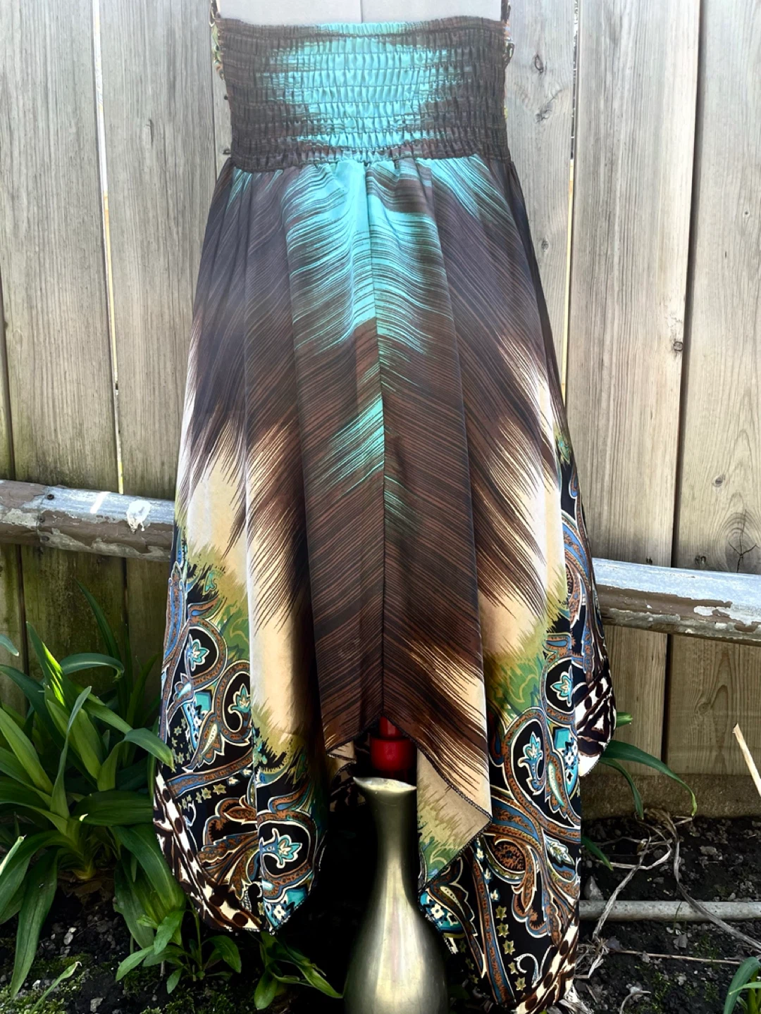Paisley Halter Dress, Size Small - photo 2
