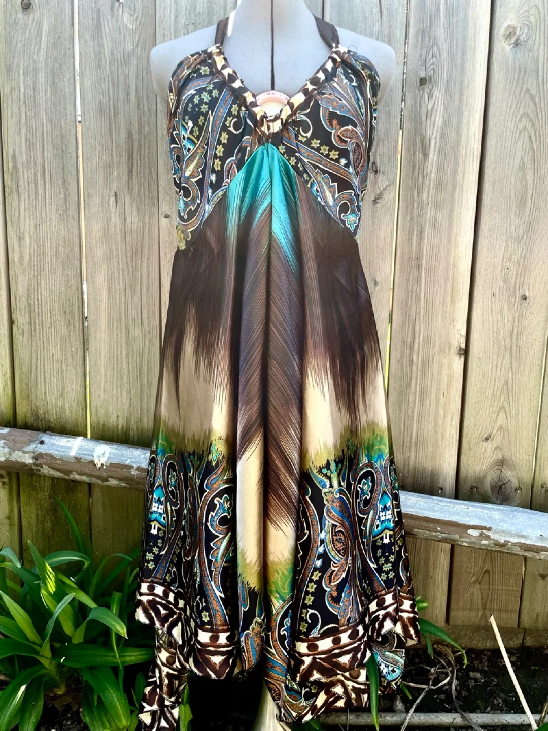 Paisley Halter Dress, Size Small image indicator(3)