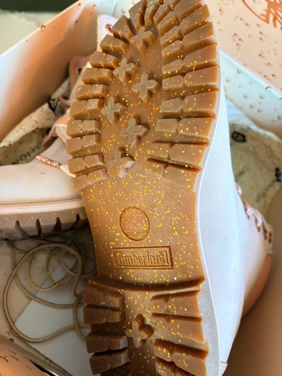 Limited Edition Timberland 6 Waterproof Boots-Light Pink-Size 9 image indicator(5)