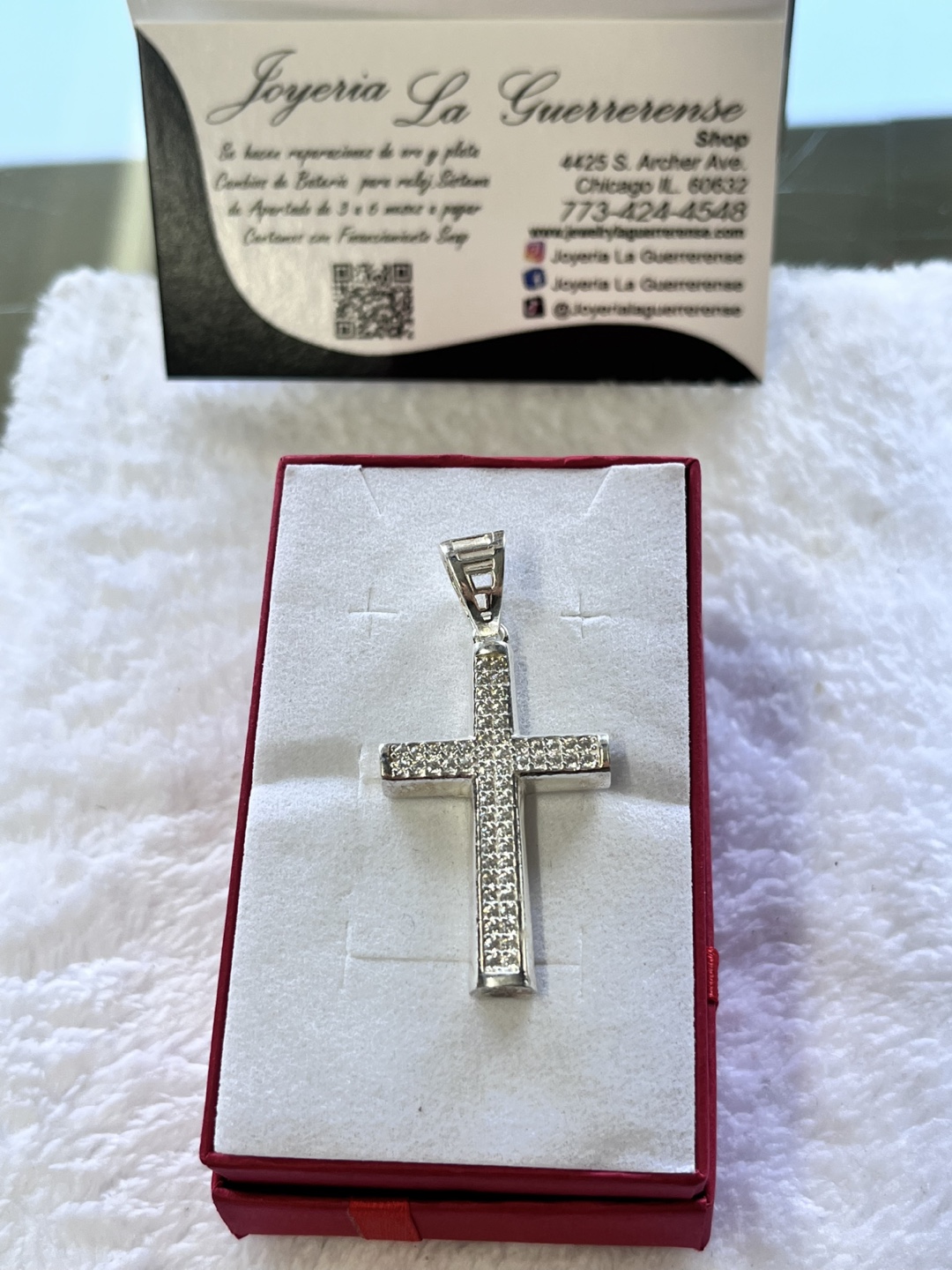 Silver Cross Pendant - Joyeria La Guerrerense - photo 2