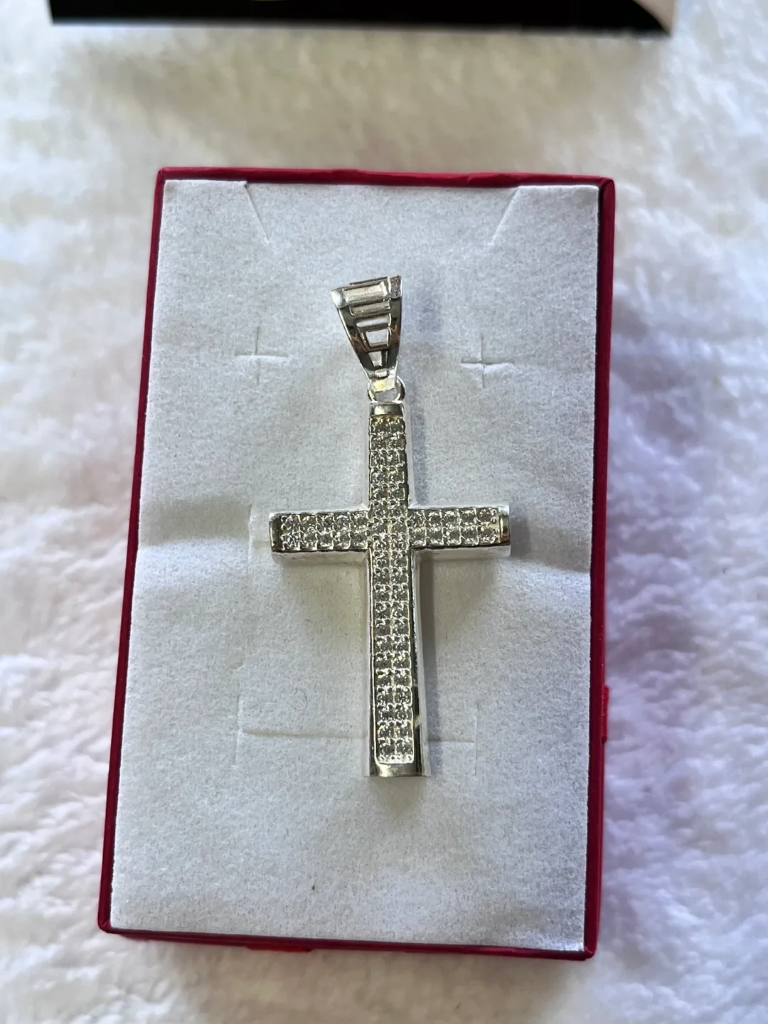 Silver Cross Pendant - Joyeria La Guerrerense thumbnail