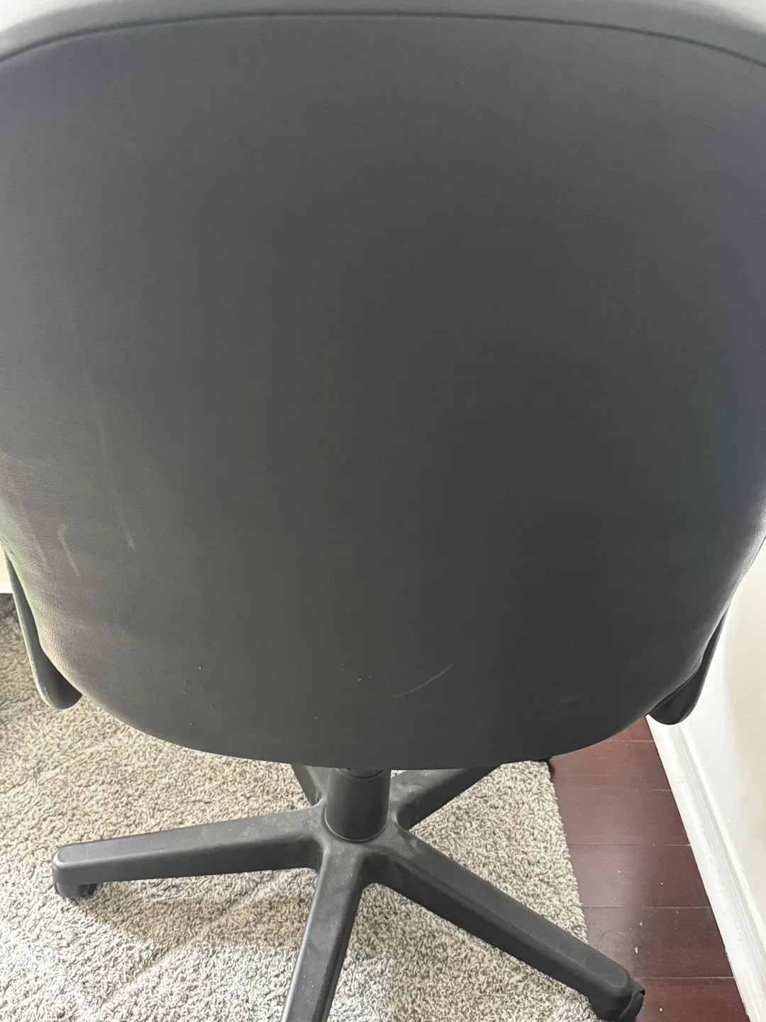 Black Leather Office Chair image indicator(2)