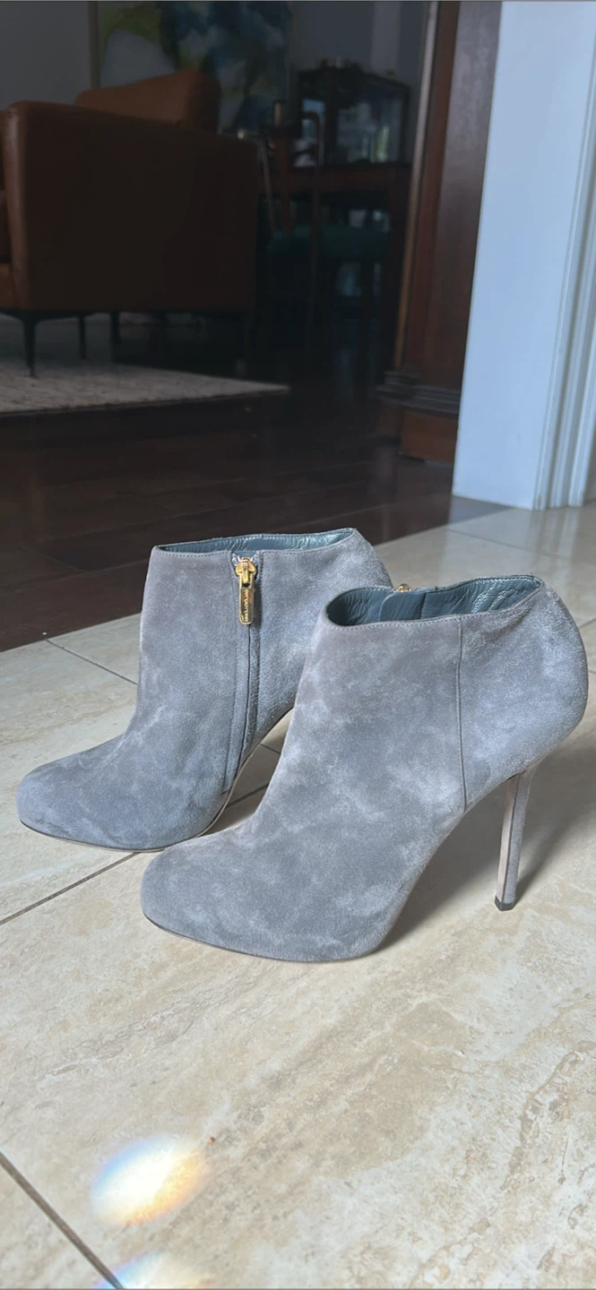 Rosso Vero Suede Ankle Boots - Size 37 - photo 4