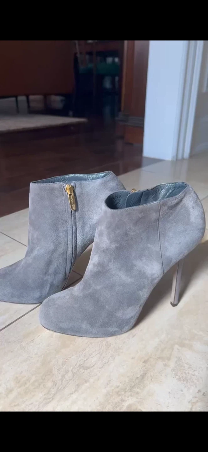 Rosso Vero Suede Ankle Boots - Size 37