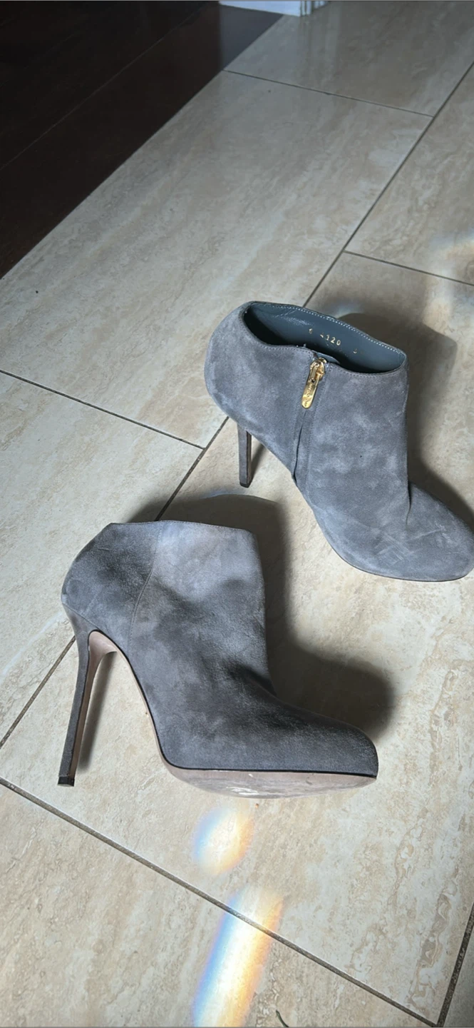 Rosso Vero Suede Ankle Boots - Size 37 - photo 2