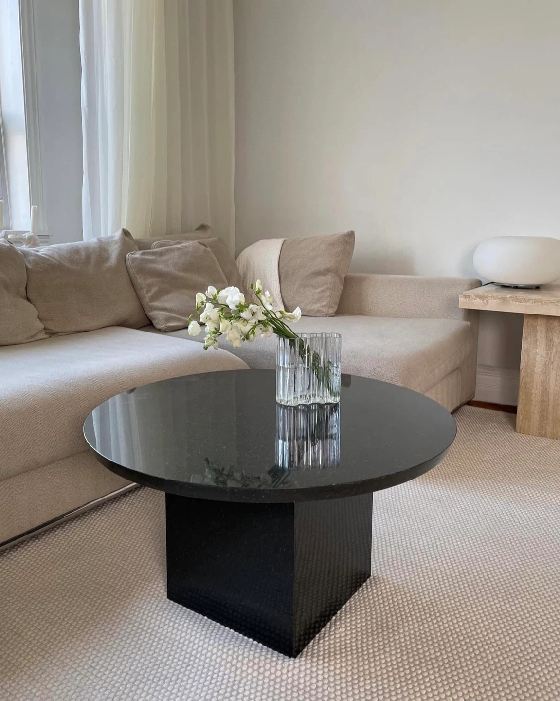 Granite Black Coffee Table