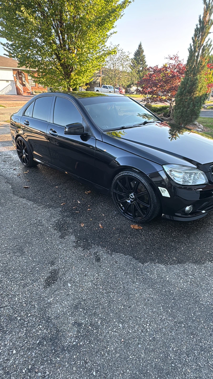Black Mercedes-Benz C-Class Sedan