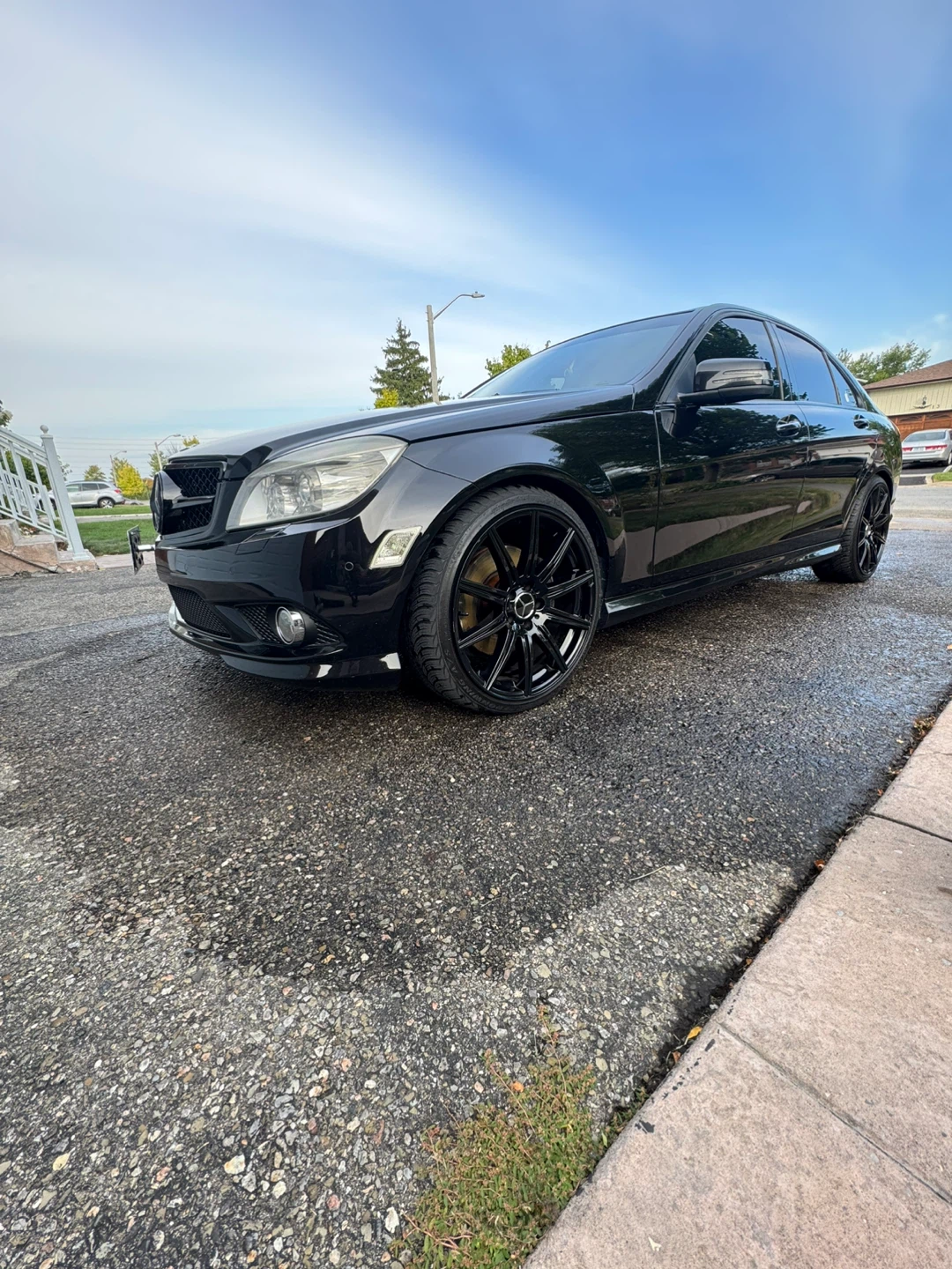 Black Mercedes-Benz C-Class Sedan - photo 4