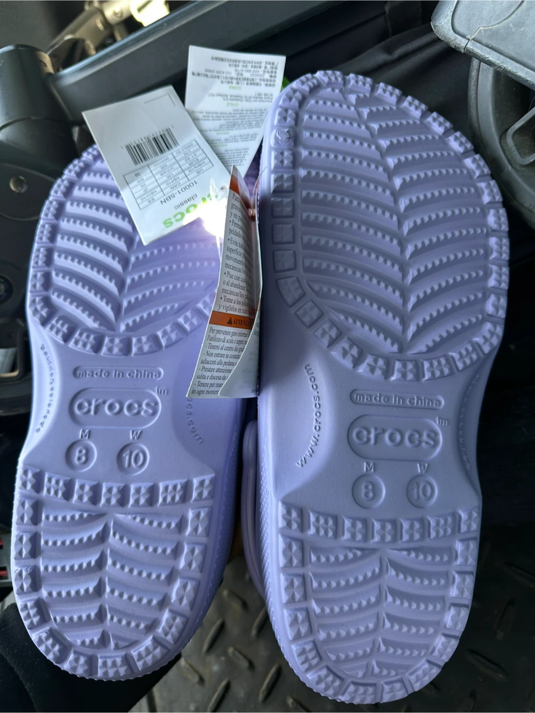 Crocs Classic Clog Lavender Size M8/W10