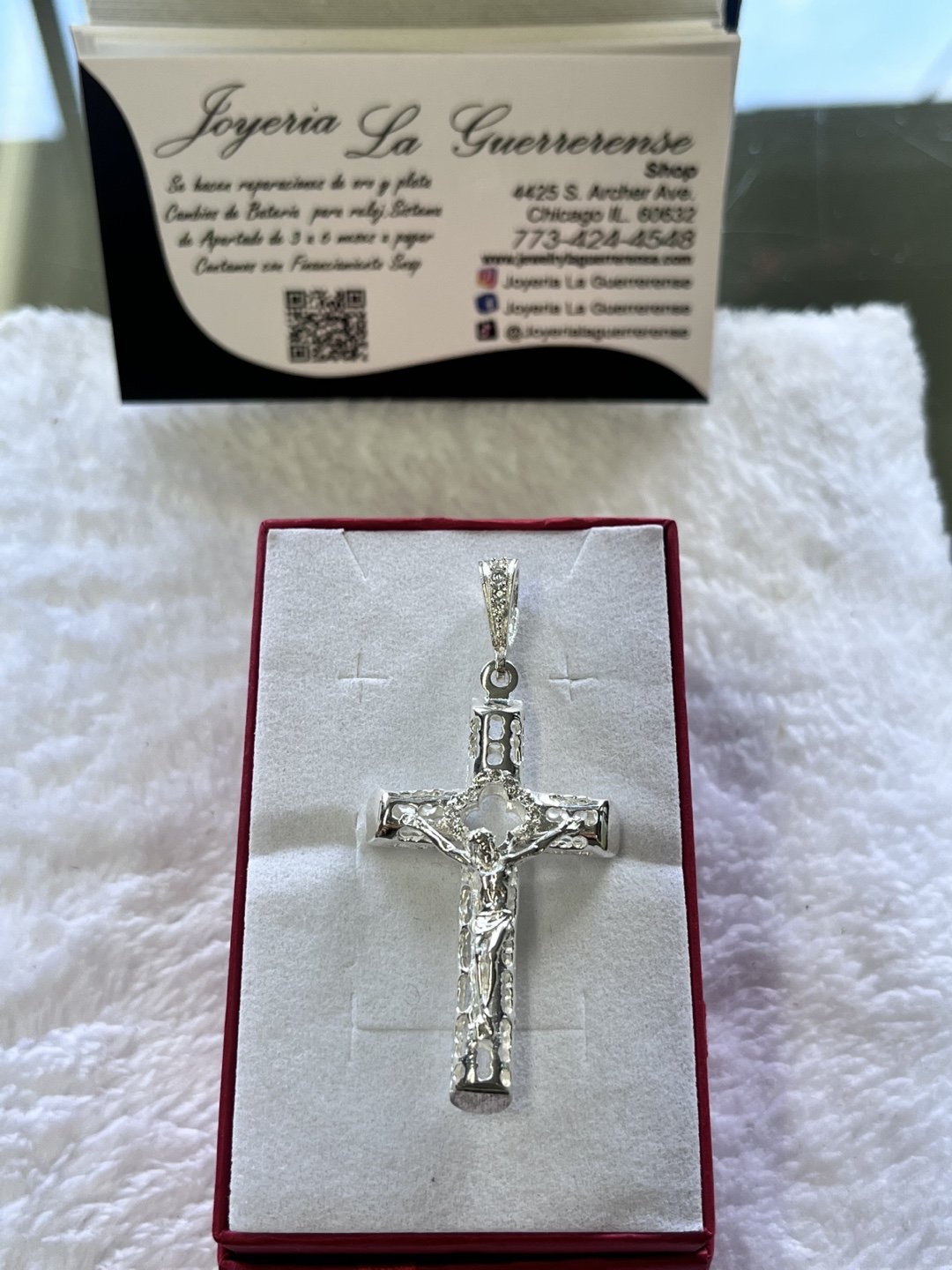 Joyería La Guerrerense Silver Cross Pendant - photo 3