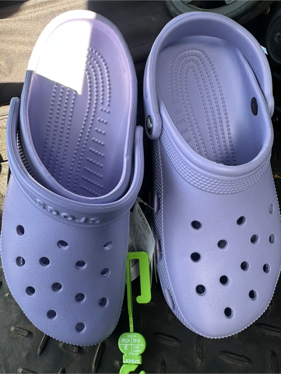 New Crocs Classic Clogs - Women's Size 9, Lilac image indicator(4)