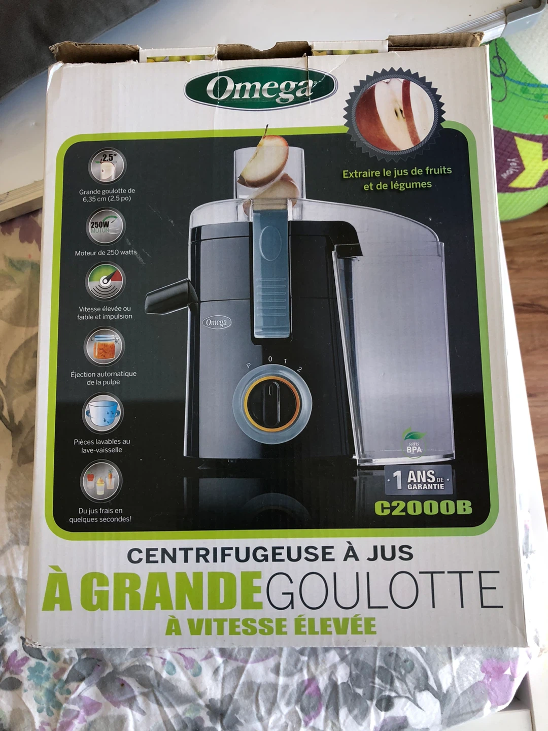 Omega C2000B Centrifugeuse Juicer - Like New! - photo 3