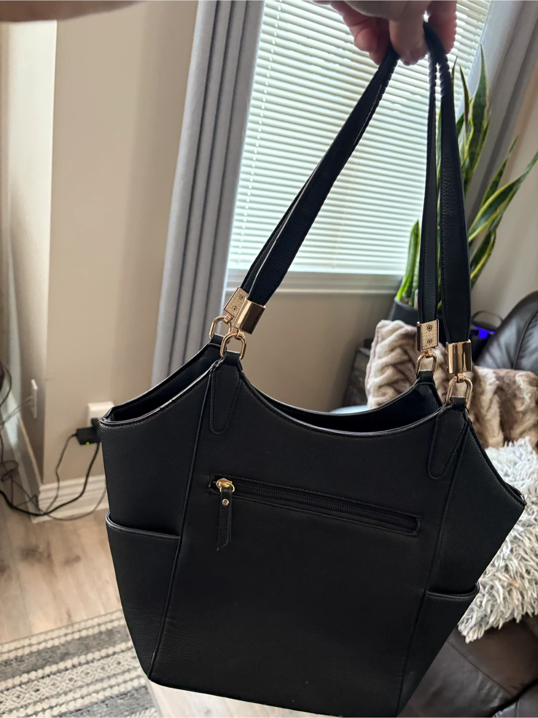 Tote bags black and beige excellent condition like new - photo 5