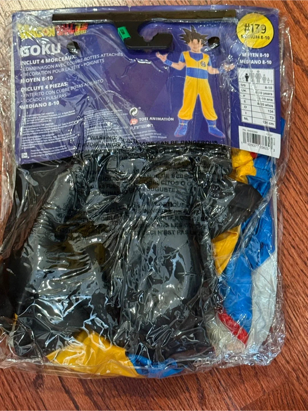 Dragon Ball Z Goku Costume - Medium (8-10) image indicator(2)