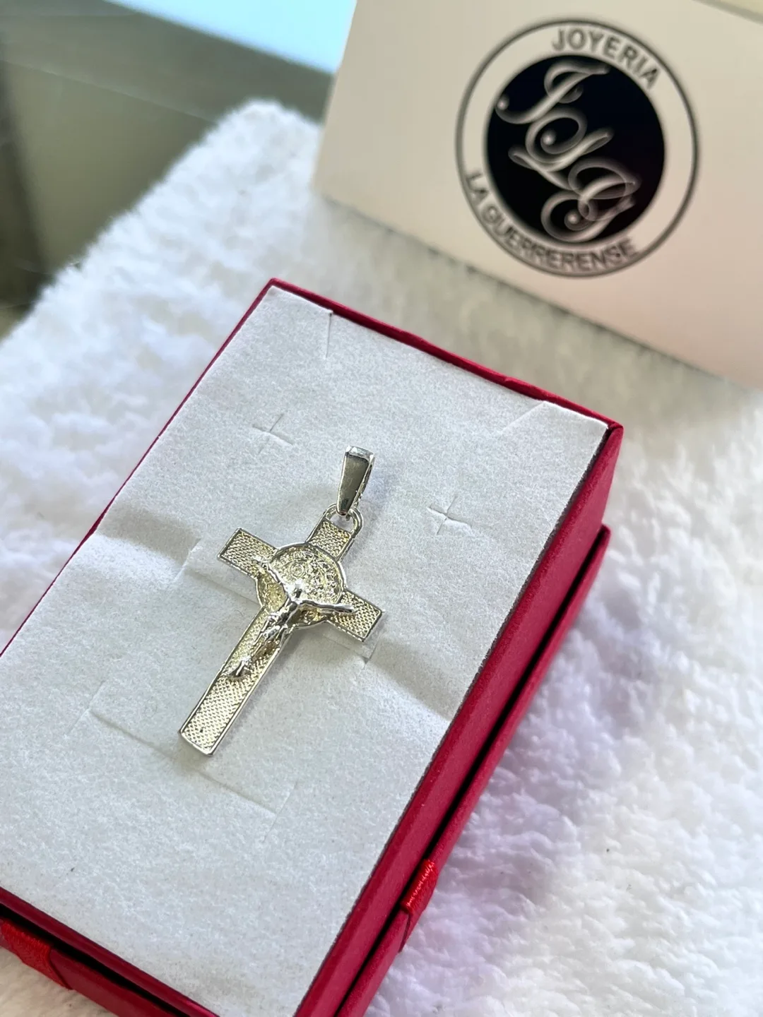 Silver Cross Pendant - Joyeria La Guerrerense image indicator(2)