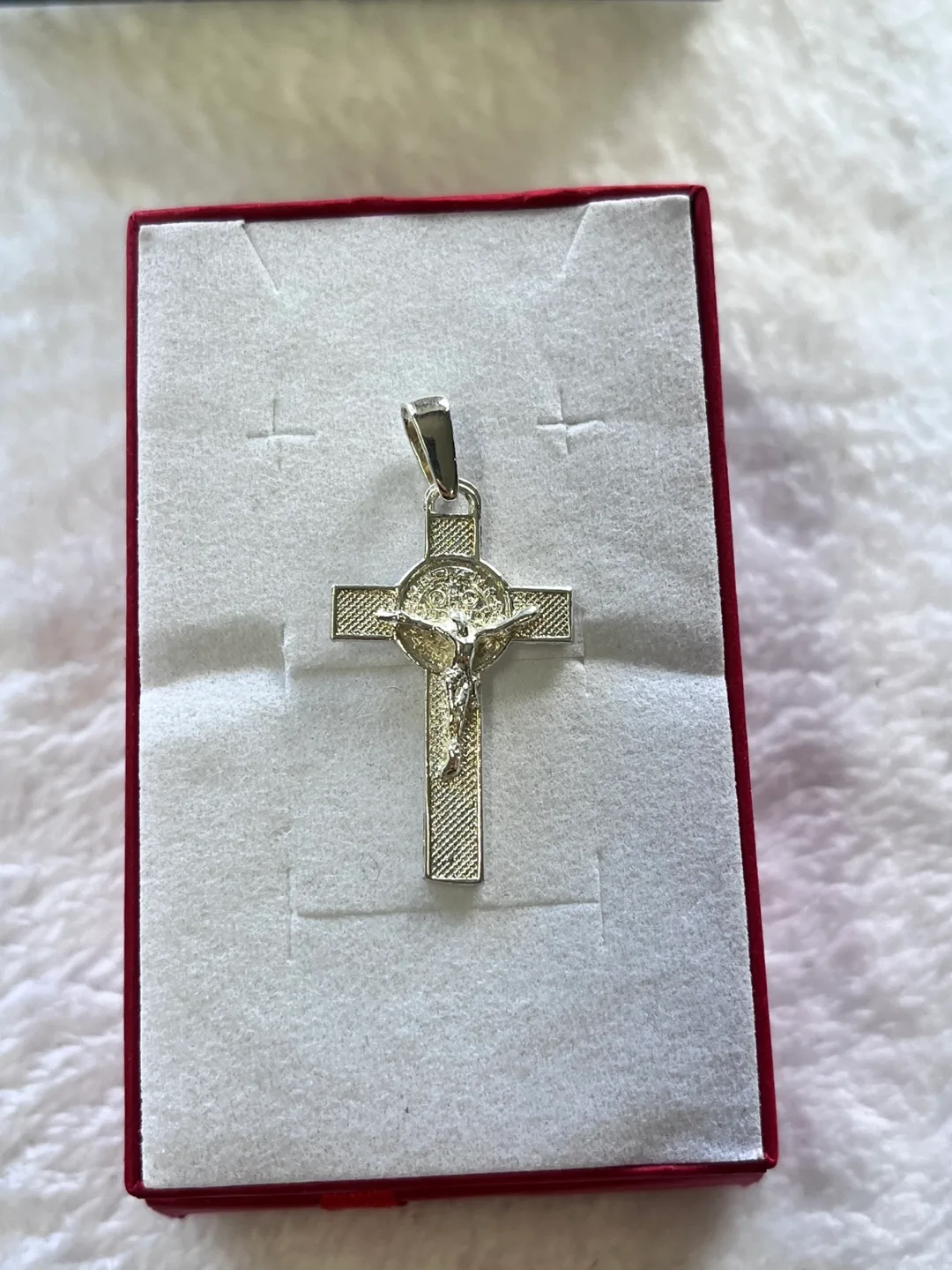 Silver Cross Pendant - Joyeria La Guerrerense thumbnail