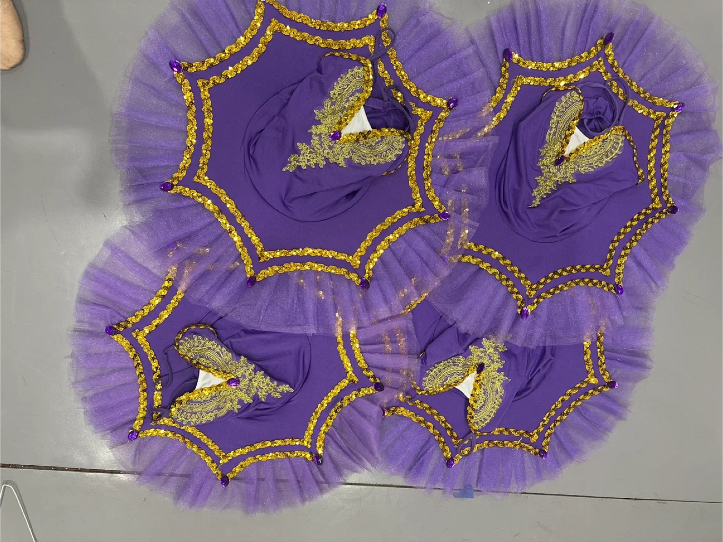 Purple Tutu with Gold Trim image indicator(2)