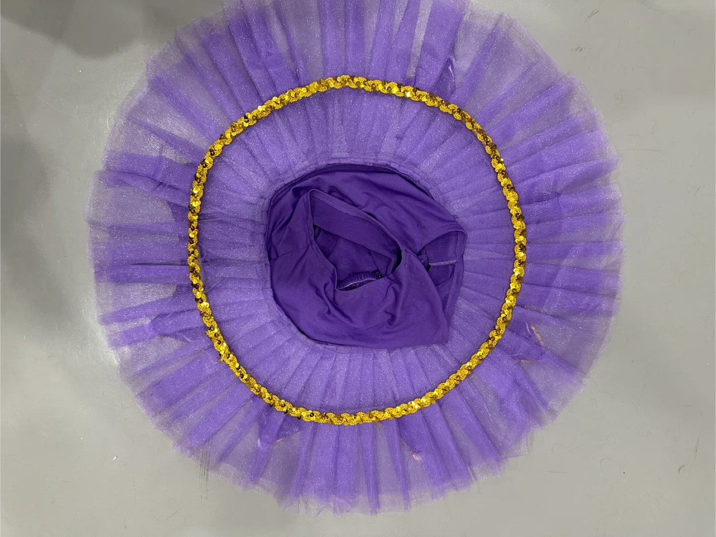 Purple Tutu with Gold Trim image indicator(3)