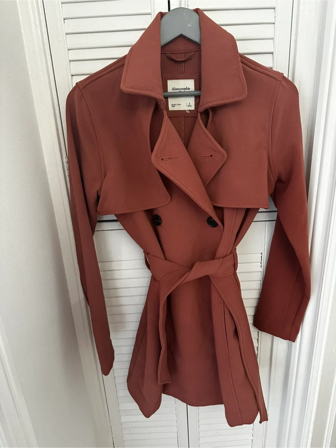 Abercrombie & Fitch Trench Coat - Size S thumbnail