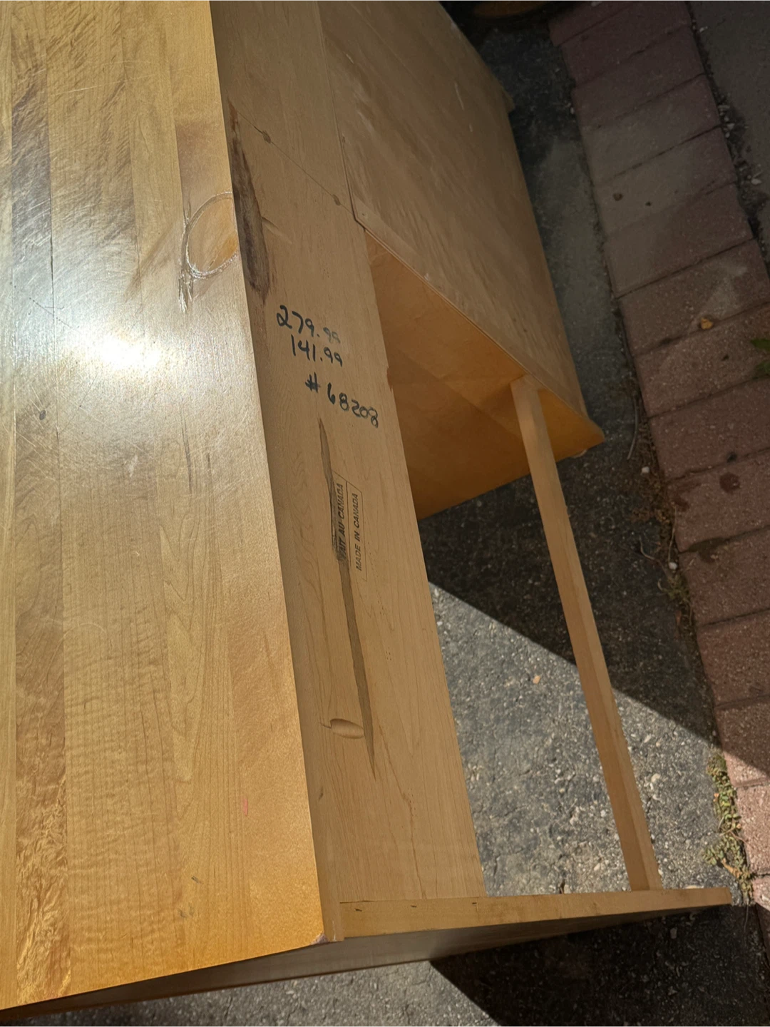 Wooden Desk with Drawers - photo 5