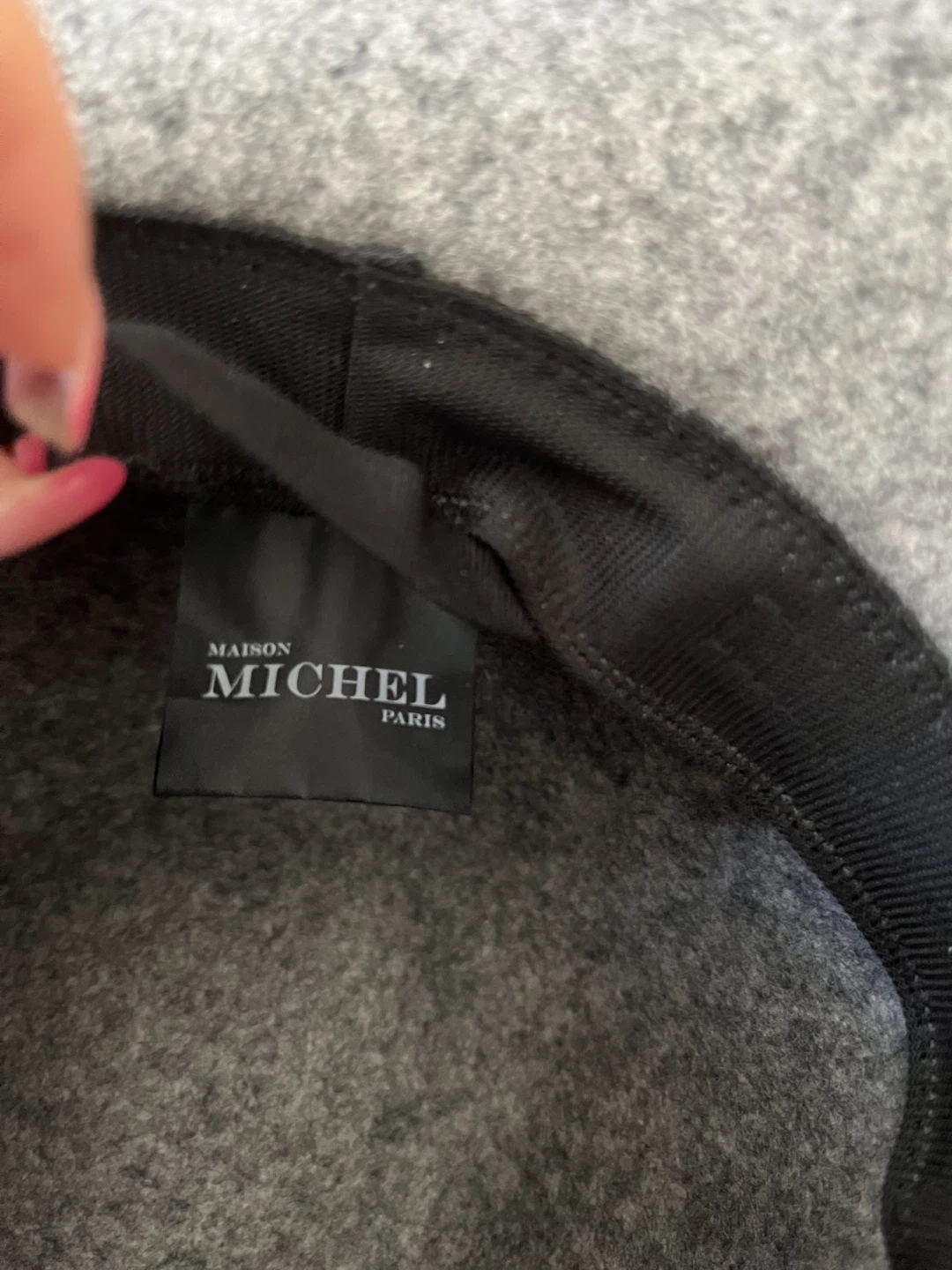 Maison Michel Paris Grey Wool Hat - photo 5