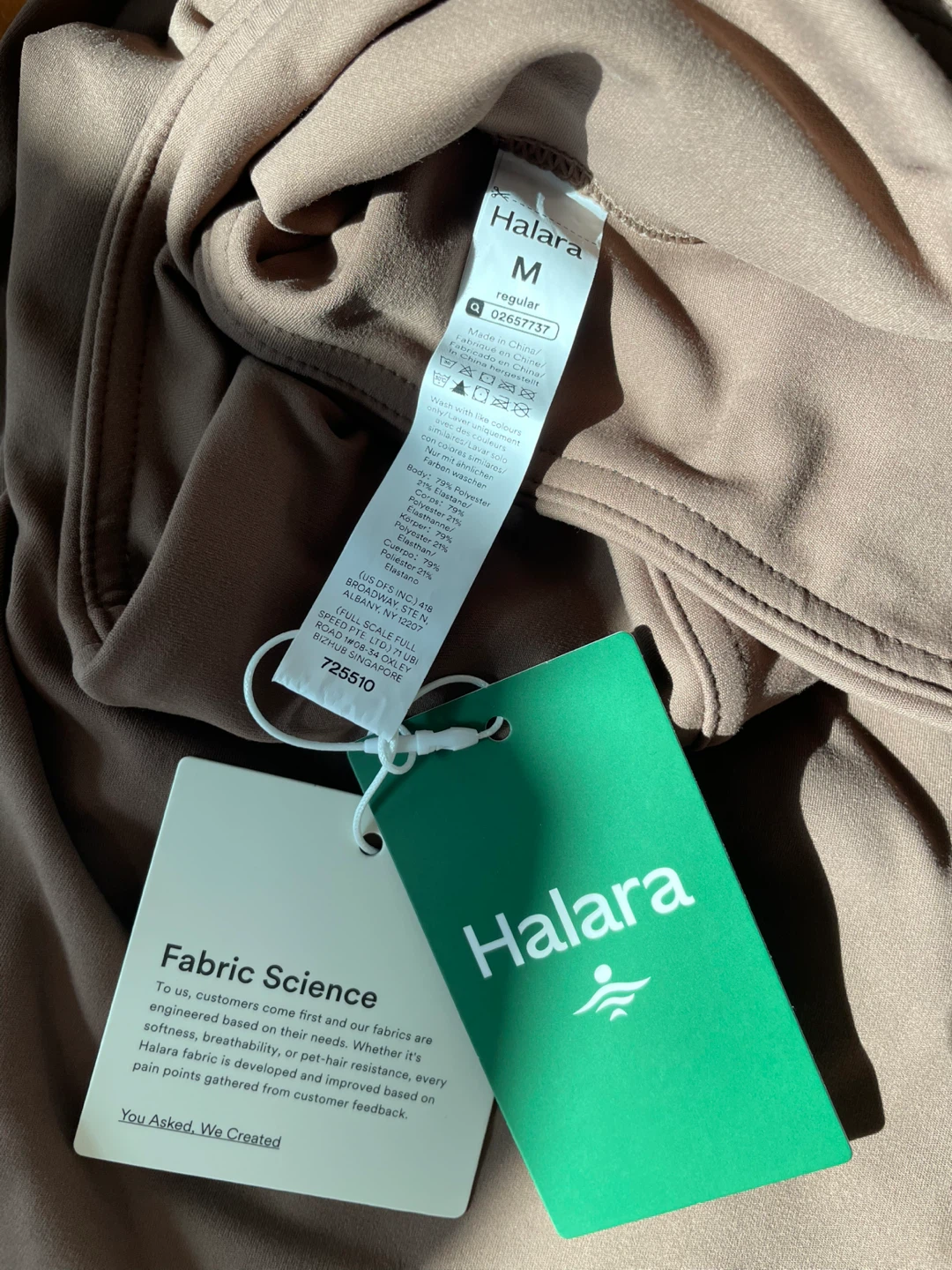 Halara High Waisted Back Pocket Flare Yoga Leggings - Sepia - photo 4