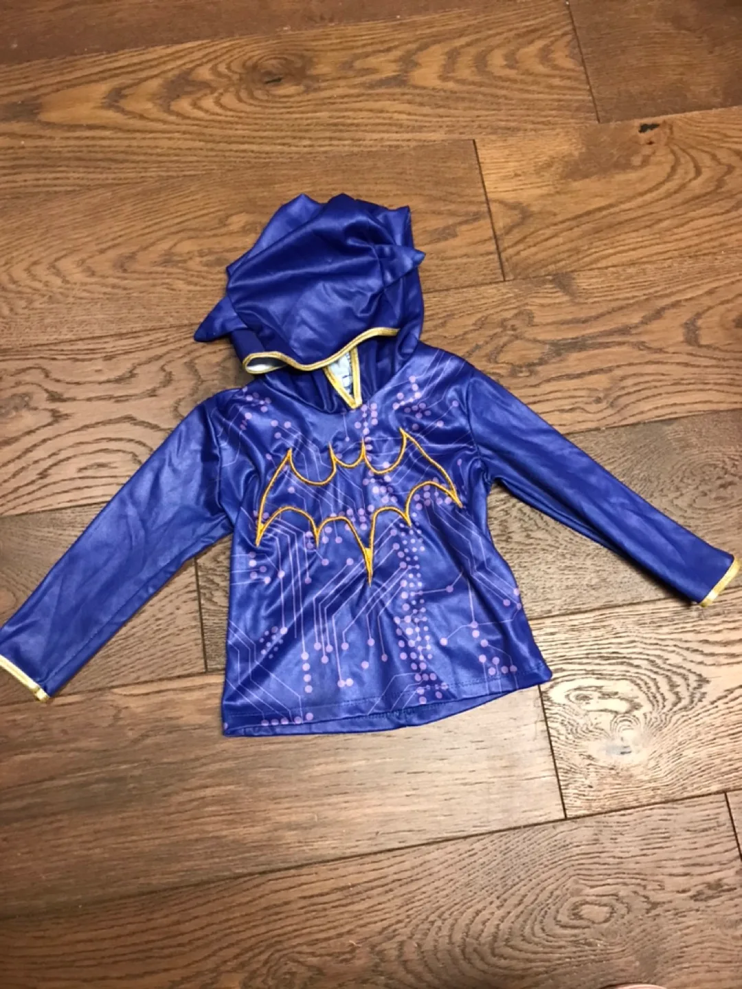 Batgirl Hoodie Costume, Size 3-4 thumbnail