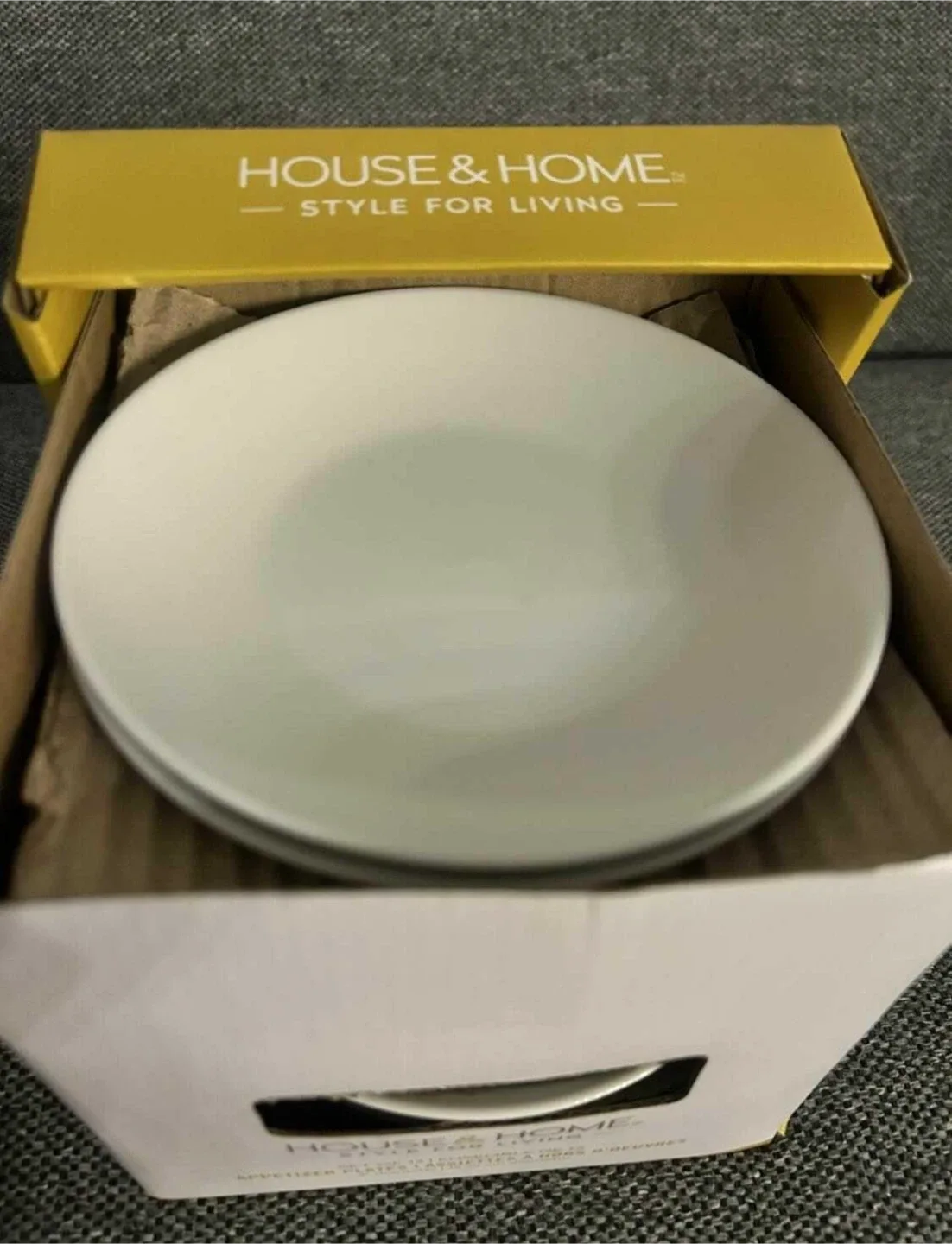 House & Home Appetizer Plates - Set of 12, 6 inch image indicator(2)