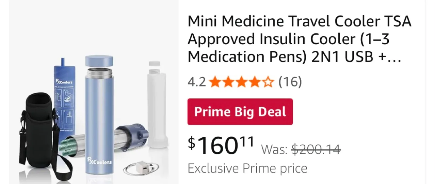 Brand new sealed box RxCoolers Mini Medicine Travel Cooler image indicator(4)