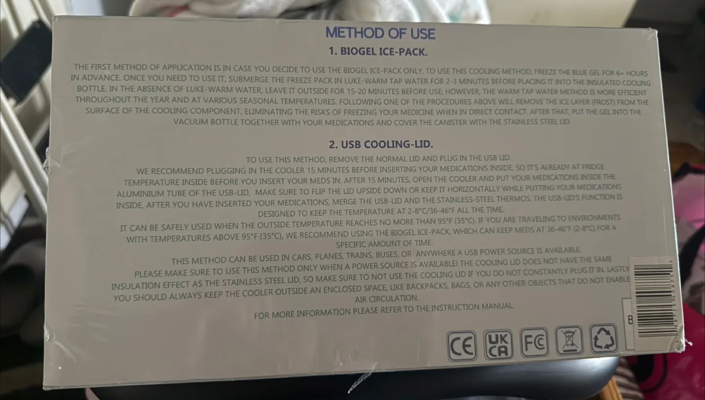 Brand new sealed box RxCoolers Mini Medicine Travel Cooler image indicator(2)